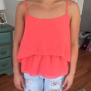 Coral tank top